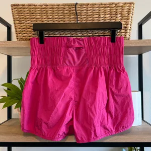 Free People Movement High-Rise Way Home Berry Lined Shorts, Large thumbnail 5