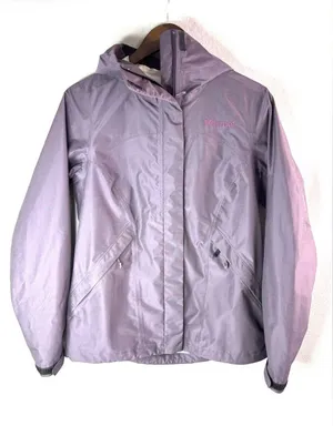 Marmot M Windbreaker Pocketed Jacket in Grape with Deep Purple Trim thumbnail 1