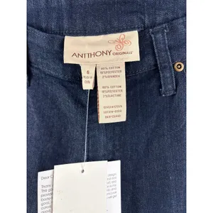 Women’s Anthony Originals Size 6 Dark Blue Bootcut Jeans thumbnail 4