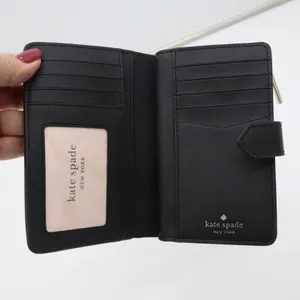 Kate Spade Staci Black Saffiano Leather Medium Bifold Wallet New thumbnail 6
