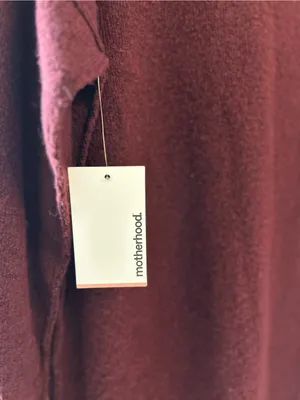 Motherhood Burgundy Turtleneck Longline Sweater Dress large thumbnail 4