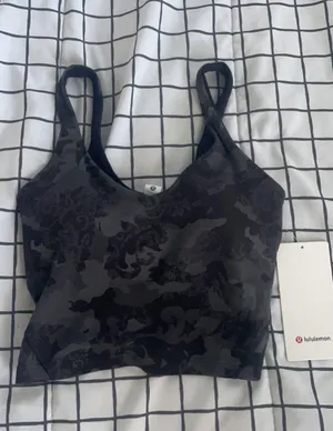 Lululemon black camo align tank thumbnail 1