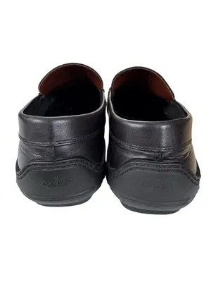 Gucci Horsebit Driving Loafers Black Leather Fits Mens US 8 Womens 9.5 thumbnail 5