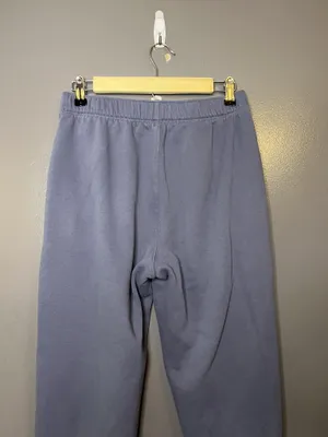 Hollister Sweatpants Women Small Blue Fleece Jogger Pants Adjustable Rise Lounge thumbnail 6