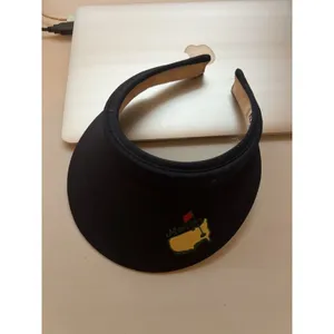Vintage‎ Masters Golf PGA Sun Visor Adult One Size Navy Blue Made In USA thumbnail 2