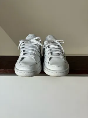 Adidas leather low top tennis shoes thumbnail 4