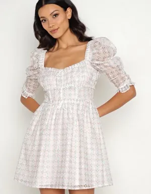 For Love And Lemons Pastel Patterned Dress thumbnail 1