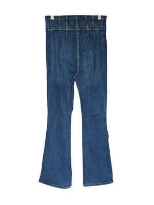 Free People - Jayde Flare Jeans Night Sky Retro High Rise Denim Sz 27 thumbnail 5