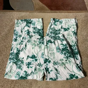 Anthropologie Ett Twa Christina Floral Toile Wide Leg Pants Womens 6‎ Flowy thumbnail 10