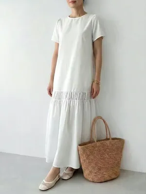 Emery Rose short-sleeve dropped waist maxi dress thumbnail 4