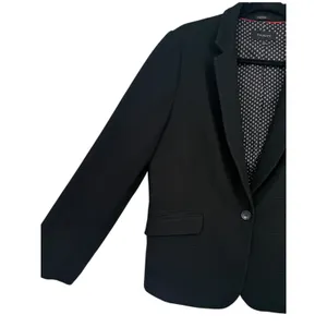 Talbots Women's Aberdeen Waffle Knit One Button Blazer Jacket Black Sz 14 Career thumbnail 9