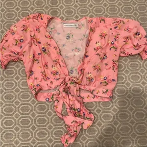 La Colle Top in Pink Juliette Floral FAITHFULL THE BRAND revolve thumbnail 4