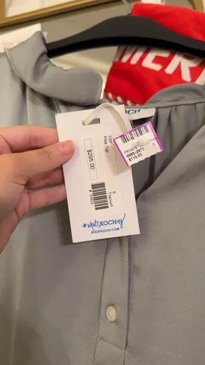NWT  Grey Blouse thumbnail 3