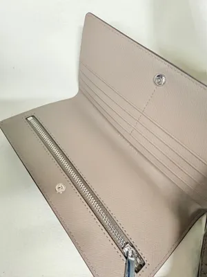 Tory Burch 78609 Emerson Slim Wristlet Envelope Wallet gray thumbnail 3