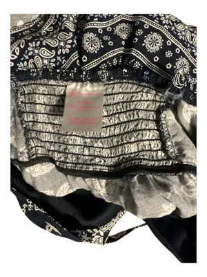 No Boundaries Boho Paisley Cami Tank Top, Smocked Back, Size S (3-5) thumbnail 3