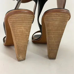 Anthropologie No 704b Almada Black Ankle Strap Patent Leather Size 39.5M Heels thumbnail 12