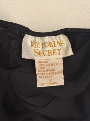 Vintage Victoria’s Secret Gold Label Black Lace Teddy thumbnail 4