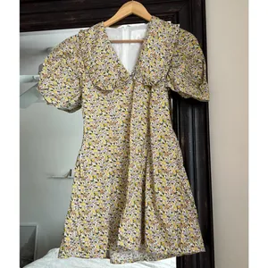 Anthropologie Floral Peter Pan Collar Dress New With Tags 2 petite thumbnail 3