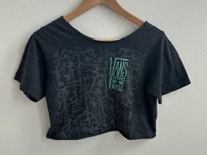 Vans Off the Shoulder Cropped Tee thumbnail 1