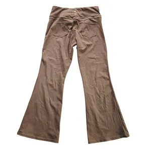 Halara Brown High Waisted Flare Pants Petite XL Bell Bottom Yoga‎ Trousers thumbnail 4