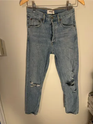 NWOT Agolde high waist straight leg jeans 23 thumbnail 2