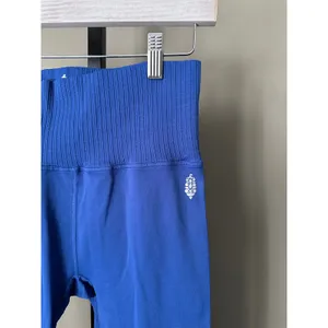 Free People Movement Good Karma High-Rise 7/8 Length Leggings MediumLarge Blue thumbnail 3
