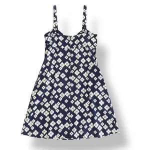 Patagonia Summertime Dress Blue and‎ White Hemp Organic Cotton Size 6 thumbnail 4