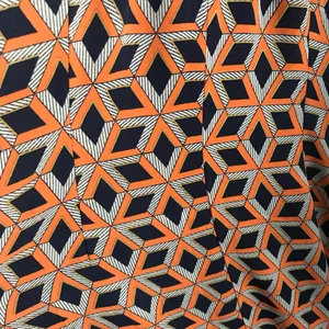 Altar’d State Orange & Navy Maxi Dress Sz S thumbnail 8