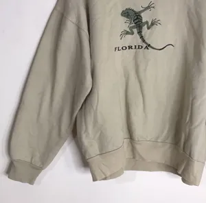 Vintage classic Florida iguana pullover sweatshirt size medium thumbnail 4