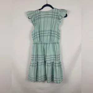 NWT Universal Thread Plaid Ruffle Sleeve Dress thumbnail 5