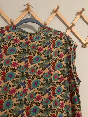 Natural Life Cotton Floral Midi Dress size Medium thumbnail 7