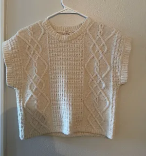 Hippie Rose Cream Sweater Top thumbnail 1