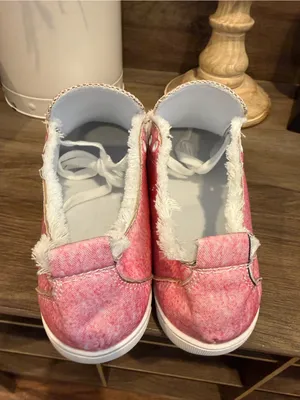Pink Ombre Leopard Casual Sneakers Size 7 thumbnail 4