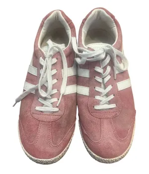 Gola Harrier Suede Sneakers Pink White Retro Trainers Women’s US 8 EU 39 thumbnail 1