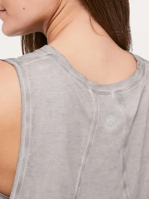 Lululemon Muscle Love Crop Tank *Fade Washed French Clay Size 10 thumbnail 4