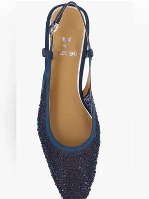 NWOB J. Renee Women’s Navy Slingback Low Heel Pumps Size 8.5 thumbnail 4