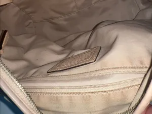 Coach convertible Hobo with Pink Center Stripe crossbody or shoulder bag thumbnail 6