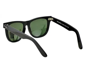New Ray-Ban Wayfarer Black Frame Green Lens RB2140 G15 Lens thumbnail 3