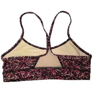 Lululemon Flow Y Bra IV Mini Ripple Boom Juice Multi / White thumbnail 7