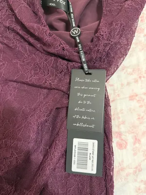 White Fox Cannes getaway lace maxi dress plum thumbnail 6