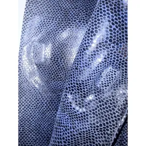 Tory Burch Reva Clutch Blue Leather‎ Snakeskin Print Chain Handbag Bag L thumbnail 11