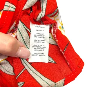 Show Me Your Mumu Bennett Babydoll Dress Southern Red Pebble Floral Size‎ Small thumbnail 9