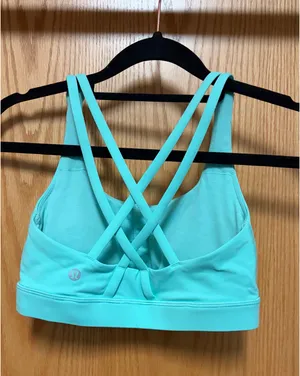 Lululemon Teal Bra Sports thumbnail 2