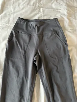 Grey High Rise Yoga Waist Joggers thumbnail 3