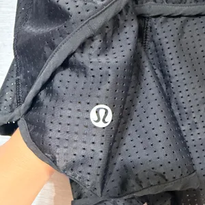 Lululemon Speed Up Mesh Shorts Black Perforated Running Athletic Size 10 thumbnail 3