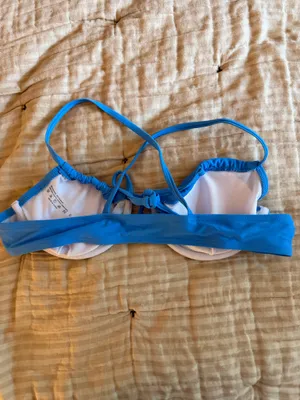 Blue bikini top thumbnail 2