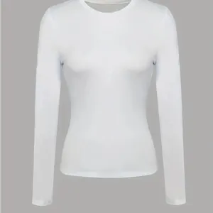 NWOT Women's Long Sleeve Athletic Crew Neck lightweight Shirt Great For Exercise thumbnail 4