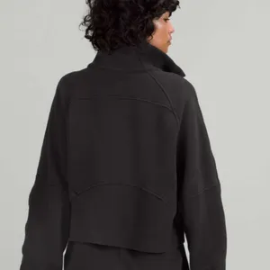 56. Lululemon Scuba Oversized Funnel Neck Shirt Black thumbnail 2