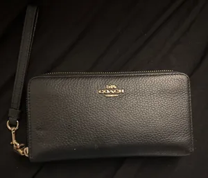 Coach Wristlet Leather Signature thumbnail 1