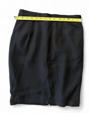 Lew Magram 90s classic black pencil skirt thumbnail 6